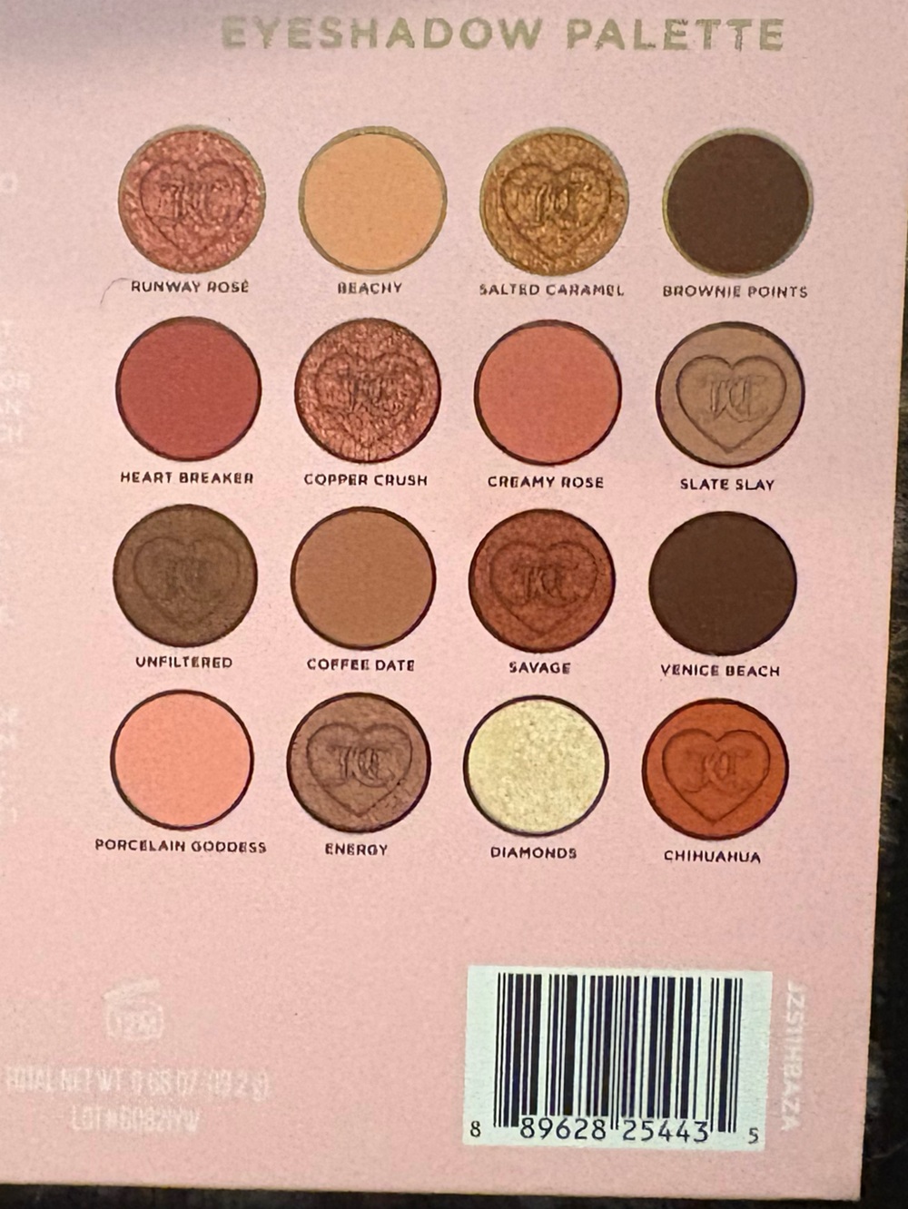 Juicy Couture 16 colors Eyeshadow Palette